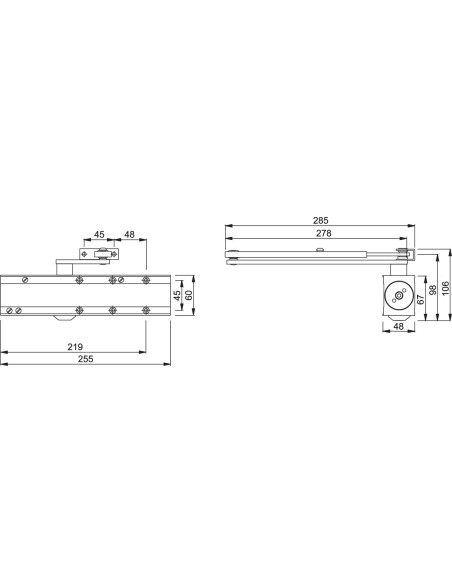 AR9200 Brazo Retenedor Plata